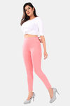 Sweet Moon Knit Cotton Yoga Leggings-Pastel Peach — thumbnail 5
